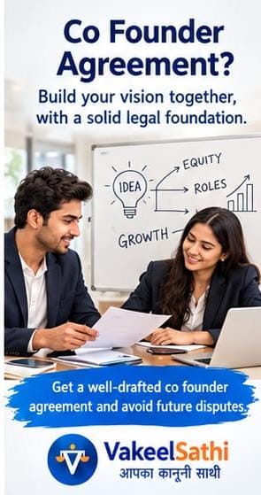 Co-founder Agreement — VakeelSathi legal service